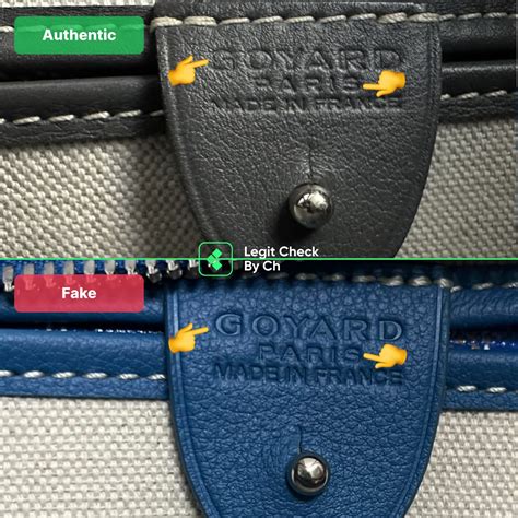 fake red goyard bag|real vs fake goyard bag.